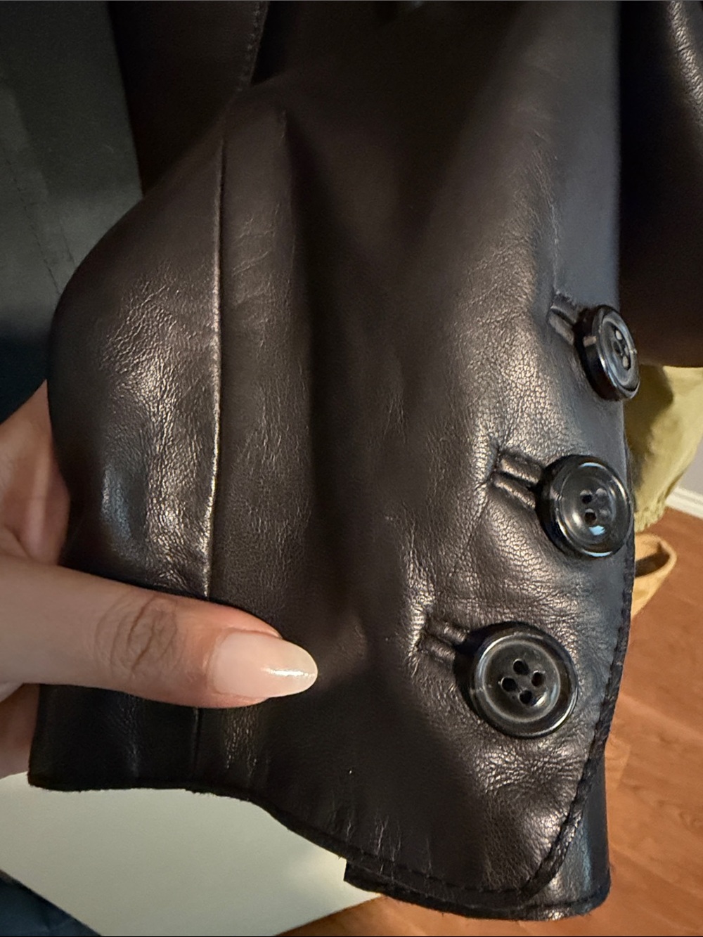 COLE HAAN COLLECTION LAMBSKIN BLAZER - Picture 5 of 7